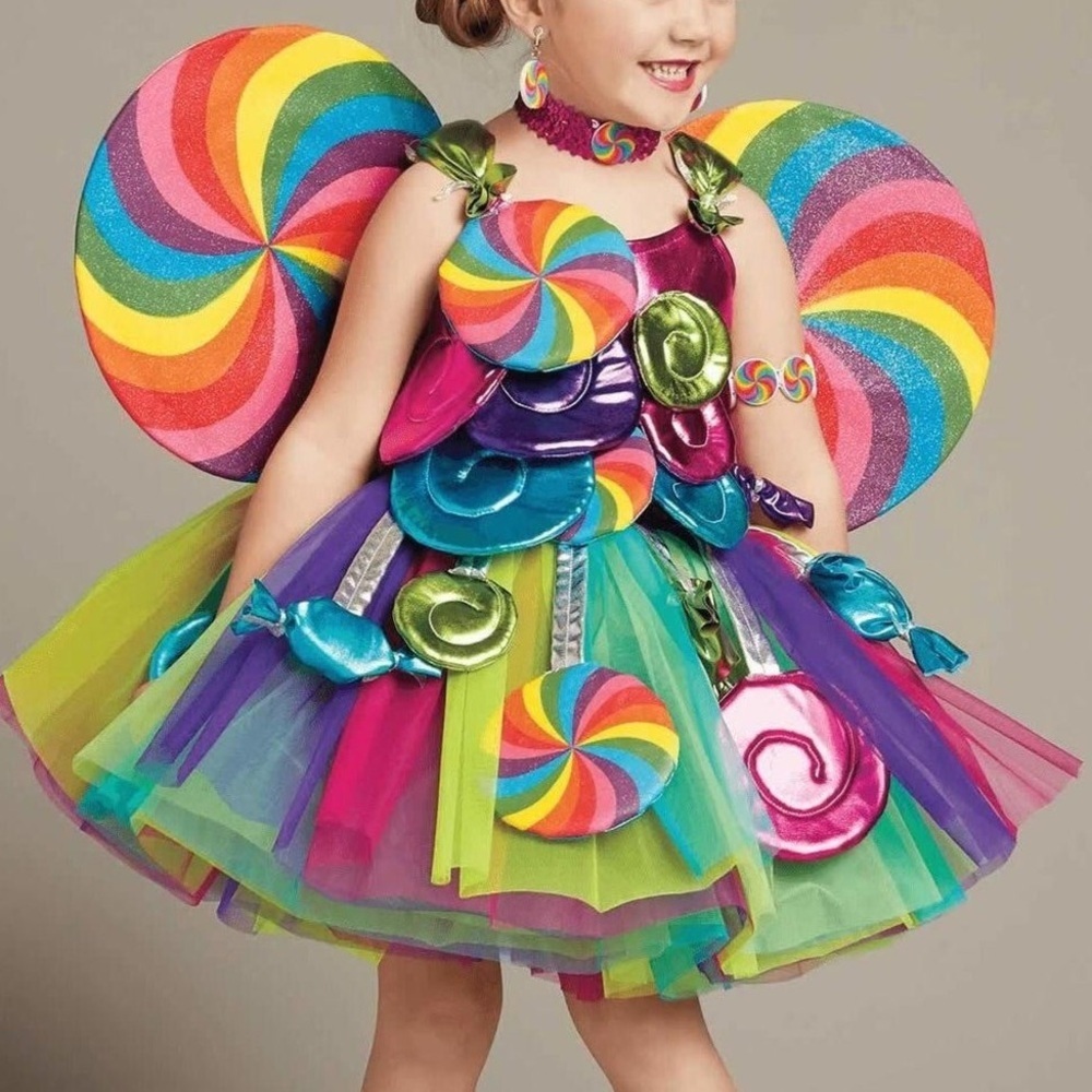 Chasing FireFlies Wishcraft Candy Fairy Halloween Costume & Accessories - Picture 3 of 14